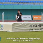 Day 4 – 20th Asian U20 Athletics Championships 2023, Yecheon, Korea — Photo 3