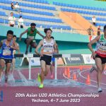 Day 2 – 20th Asian U20 Athletics Championships 2023, Yecheon, Korea — Photo 150