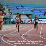 Day 2 – 20th Asian U20 Athletics Championships 2023, Yecheon, Korea — Photo 174