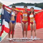 Day 2 – 20th Asian U20 Athletics Championships 2023, Yecheon, Korea — Photo 177
