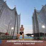 Day 2 – 20th Asian U20 Athletics Championships 2023, Yecheon, Korea — Photo 178