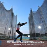 Day 2 – 20th Asian U20 Athletics Championships 2023, Yecheon, Korea — Photo 179