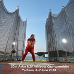 Day 2 – 20th Asian U20 Athletics Championships 2023, Yecheon, Korea — Photo 182