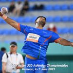 Day 2 – 20th Asian U20 Athletics Championships 2023, Yecheon, Korea — Photo 186