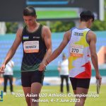 Day 3 – 20th Asian U20 Athletics Championships 2023, Yecheon, Korea — Photo 130