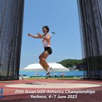 Day 3 – 20th Asian U20 Athletics Championships 2023, Yecheon, Korea — Photo 131
