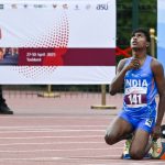 Day 2 – 5th Asian U18 Athletics Championships 2023, Tashkent, Uzbekistan — Photo 97