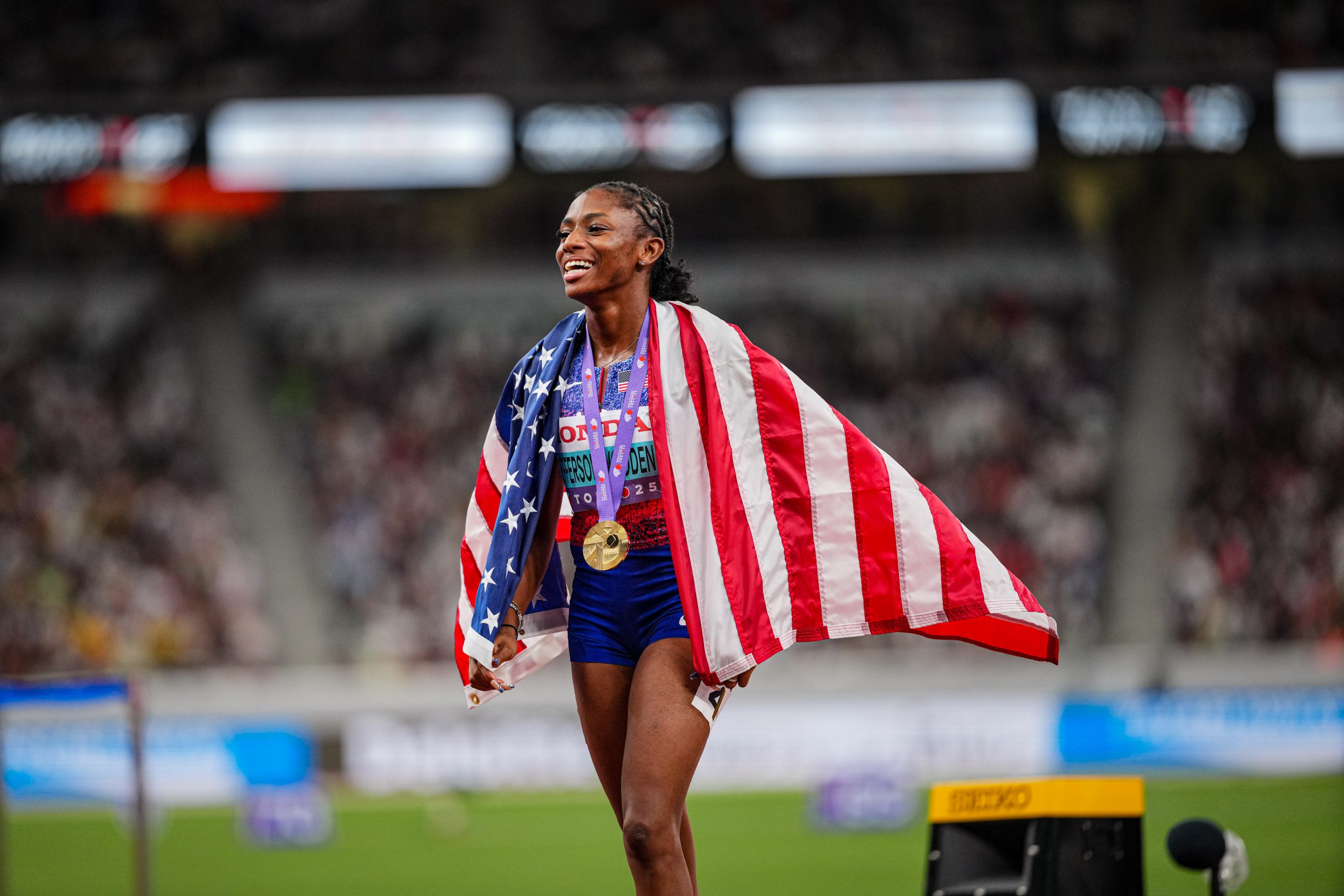 Seville and Jefferson-Wooden crowned sprint champions