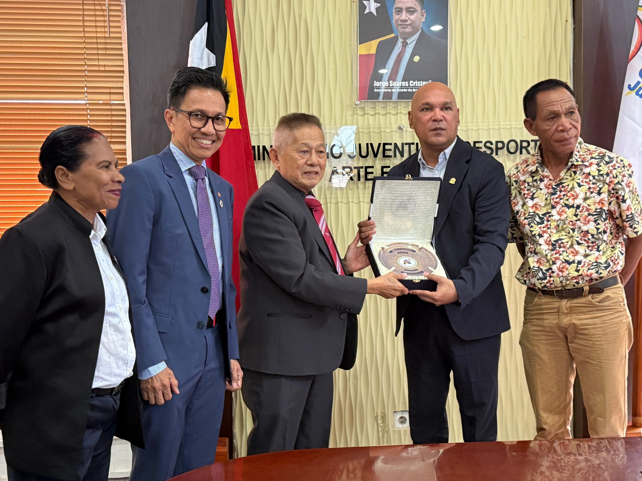 Meeting with Minister of Youth and Sport of Timor Leste